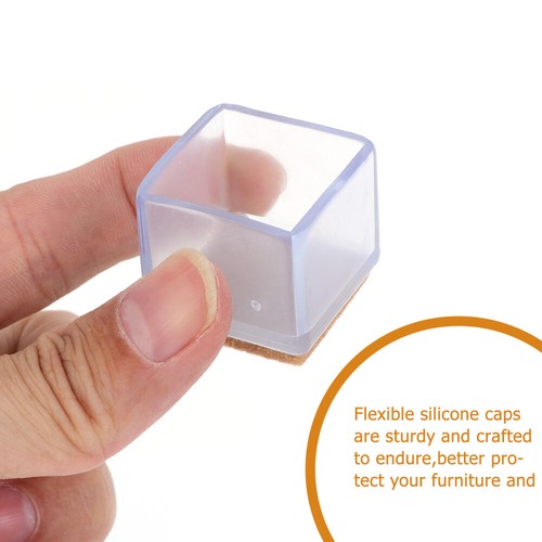 20PCS Chair Pads Scratches Chair Leg Floor Protectors Silicone Chair Feet Covers - 第 12/12 張圖片