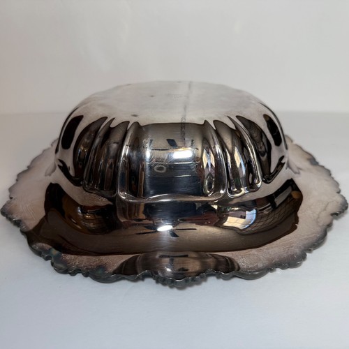 Verdura redonda barroca 11" (plata, hueca, antigua) de WALLACE SILVER - Imagen 14 de 17