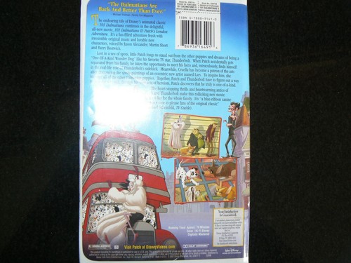 Disney 101 Dalmatians II: Patch's London Adventure (VHS, 2003) - Picture 3 of 4