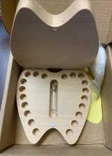 Tooth Box Organizer Milk Teeth Storage First Tooth Keepsake Baby Kid Box Wood