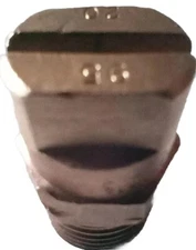 SPRAYING SYSTEMS CO. VEEJET H1/4U 95-20 BRASS V JET HIGH PRESSURE NOZZLE VOLUME 