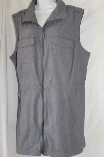 Duluth Trading 1X Gray Sol Survivor Sun Protection Tunic vest - Picture 4 of 6