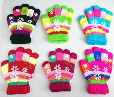 CHARRO Winter Gloves For Kids Girl Small Size Various Colors Gift