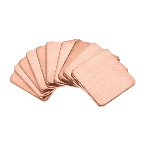 10Stk. Flach IC Chipatz Thermisch Kupfer Kühlkörper für CPU GPU RAM 15x15x0,8mm