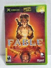 2004 MICROSOFT XBOX LIONHEAD STUDIOS FABLE BLACK LABEL CIB TESTED WORKS
