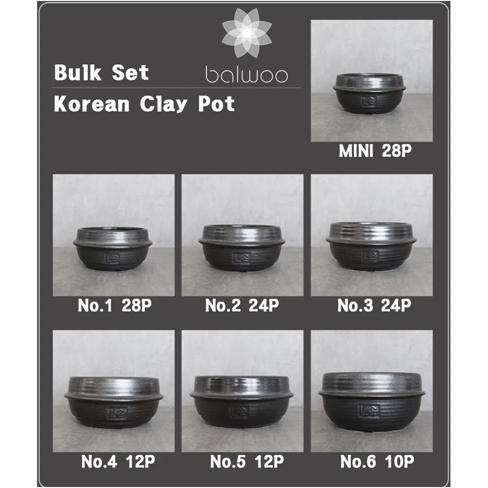 Olla de arcilla de tierra coreana tazón de cerámica resistente al calor al por mayor tazón de piedra Dolsot Foto 2 de 4