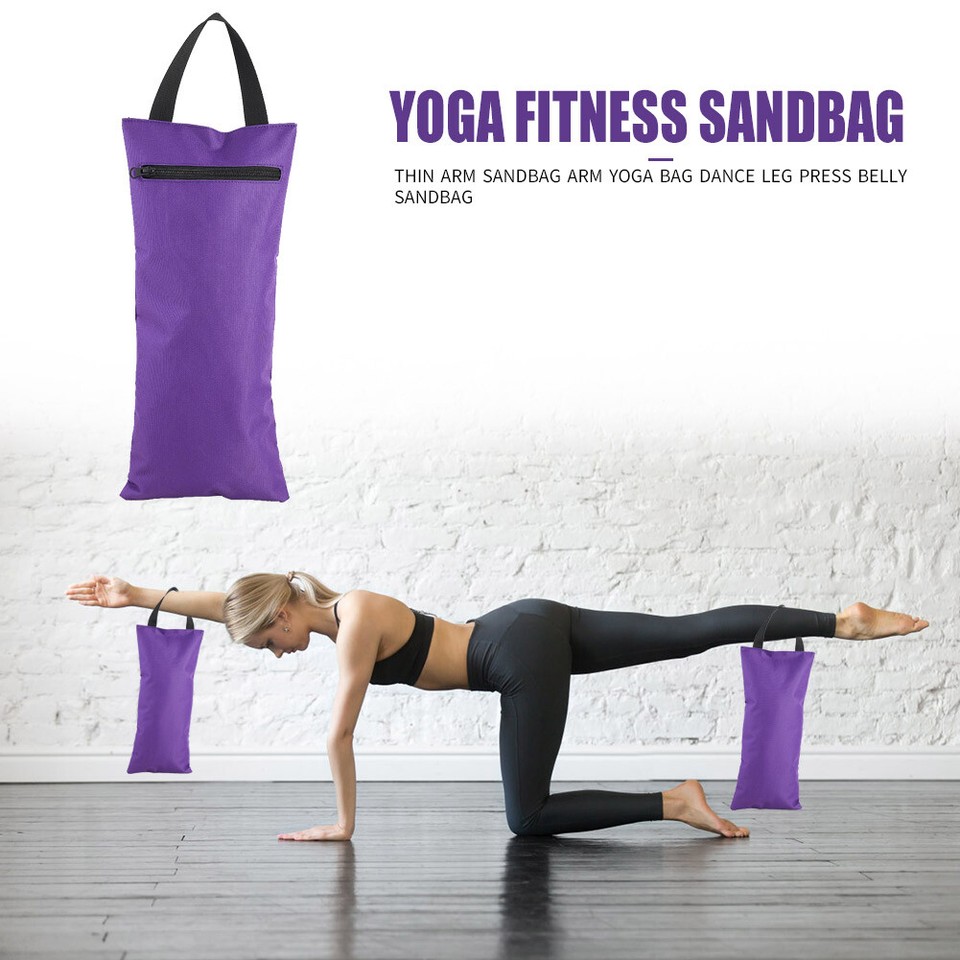 Dance Training Gym Sand Bag Weighted Yoga Empty Sandbag Pouch Fitness