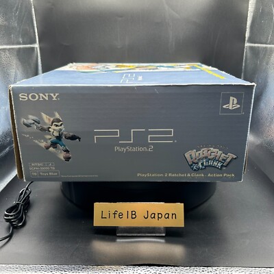 SONY Playstation PS2 SCPH-39000TB Toys R Us Blue Set RARE Limited