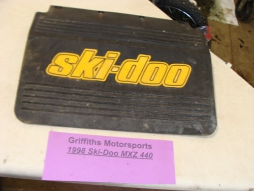 1998 97-99 SKIDOO MXZ 440 fan snowflap snow flap mud oem yellow - 第 1/11 張圖片
