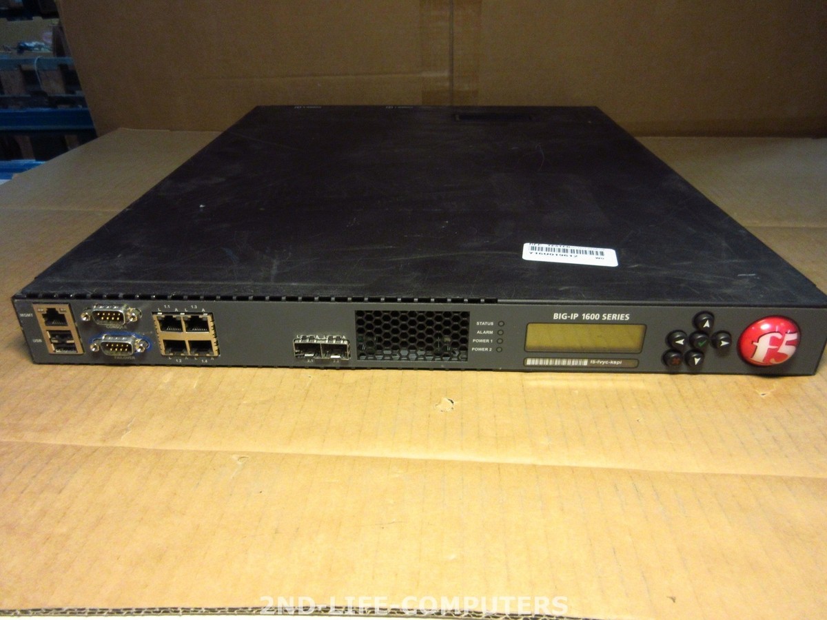 F5 Networks BIG-IP 1600 Series Local Traffic Manager LTM - NO HDD