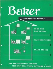 Fork Lift Truck Brochure - Baker-Raulang - Ram Platform Crane - c1952 (LT281)