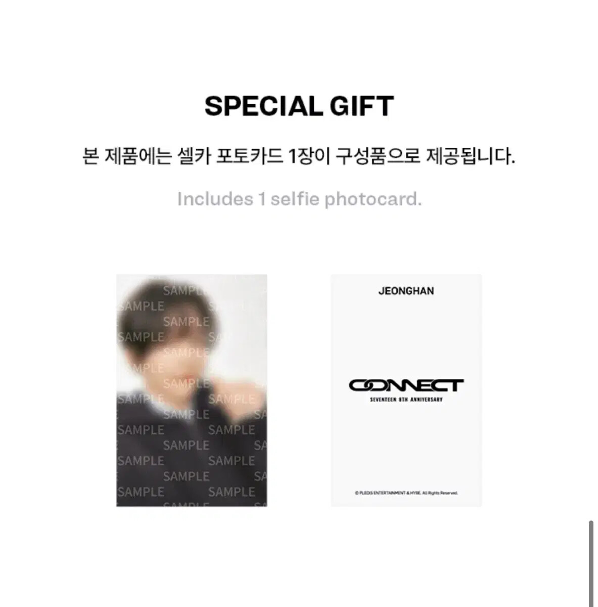 SEVENTEEN 8thピアスJEONGHAN SEVENTEEN SVT JEONGHAN 8TH ANNIVERSARY MERCHANDISE EARRINGS