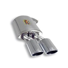 Supersprint Duplex Sportauspuff Mercedes C216 CL 500 rechts links je 2x120x80mm