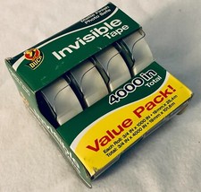 Duck Brand Matte Finish Invisible Tape 3/4 in x 1000 Clear 8000 in. Photo safe