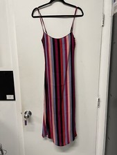REFORMATION Striped Midi Length Dress Ladies Size 2