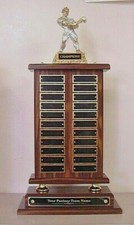 BASEBALL PERPETUAL 22 YEAR AWARD TROPHY MONSTER FANTASY BASEBALL 24" TALL 
