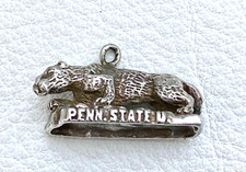 Vintage Sterling Silver Penn State U NITTANY LIONS Mascot Charm