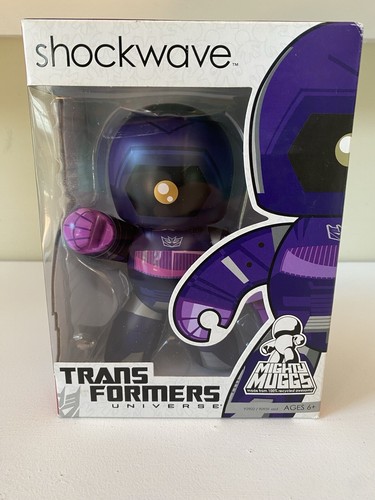 TRANSFORMERS MIGHTY MUGGS: Optimus Prime, Megatron, Bumblebee, Shockwave, BOXED - Picture 20 of 24