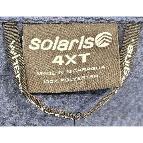 Solaris Men's Full-Zip Fleece Jacket 4XT Blue Multiple Zip Pockets NWT - Picture 2 of 20