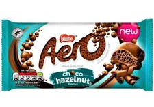 10 Aero Bars UK Milk Chocolate Hazelnut Premium 90g Nestle Candy Bars
