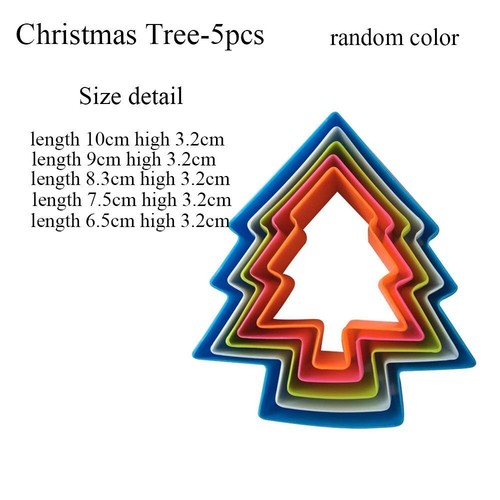 Baking Tools Biscuit Cookie Cutter Christmas Tree Fondant Cake Mold Mould - Picture 18 of 21