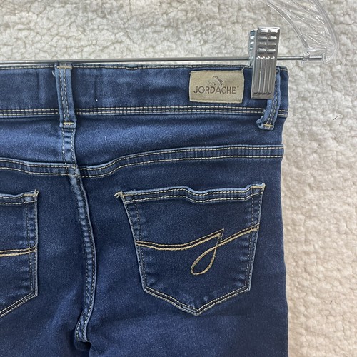 Jordache Youth Girls Denim Blue Dark Wash Skinny Jeans Size 16 - Picture 13 of 14