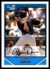 German Duran 2007 Bowman Draft Picks & Prospects #BDPP88 Rangers MLB READ