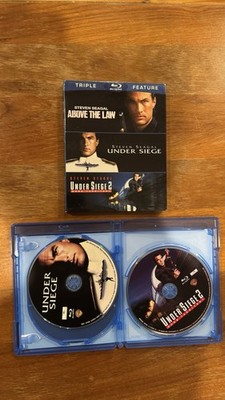 Above the Law / Under Siege / Under Siege 2 Blu-ray- Like New
