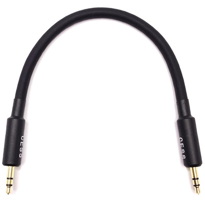 3.5Mm TRS Male to Male Short Stereo Audio Cable, 6 Inch Low Noise AUX Patch Lead