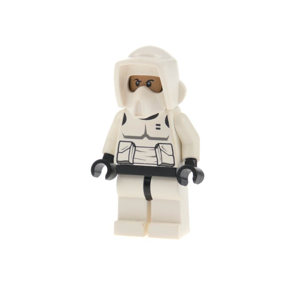 1x Lego Minifigure Star Wars Imperial Scout Trooper White Helmet 9489 SW0005B