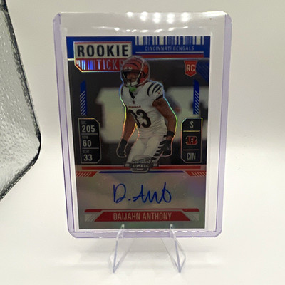 2024 Panini Contenders Optic Daijahn Anthony Rookie Ticket Prizm Auto /75 #190