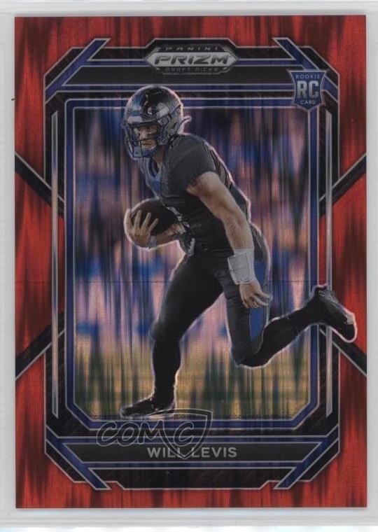 2023 Panini Prizm Draft Picks Red Flash Prizm 5/49 Will Levis #103 1p5