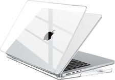 Case for MacBook Pro 14 inch M5 2026 2025-2021 M4 M3 M2 M1 Pro/Max Chip, Clear