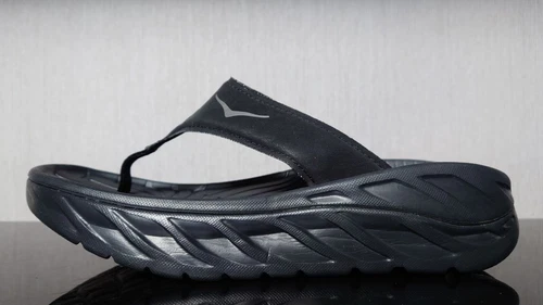 HOKA ONE ONE W ORA RECOVERY FLIP 1117910 BDGGR NERO GRIGIO GABBIANO SCURO Taglia 9