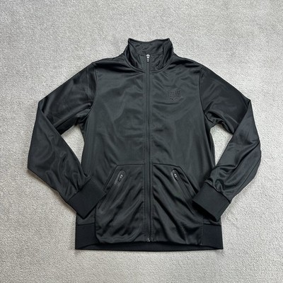 EVERLAST Herren Trainingsjacke Jacke Gr M Boxen Sportjacke Logo 21414 Schwarz