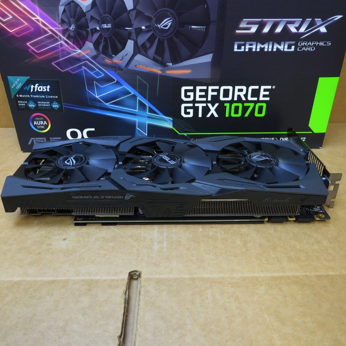 ​ASUS ROG STRIX-GTX1070-8G-GAMING Asus Strix-Gtx1070-8G-Gaming Graphics Card - STRIX-GTX1070-8G