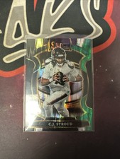 2025 Panini Select - Concourse C.J. Stroud #34 Black & Green Shock Prizm