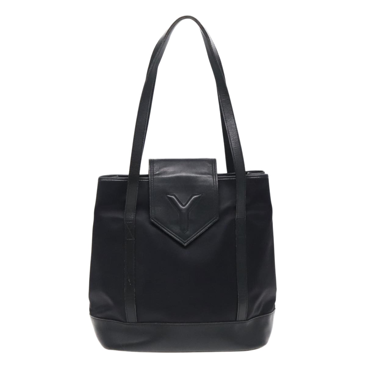 Yves Saint Laurent Authentic Black Synthetic Tote Bag