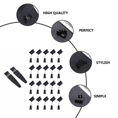20 Pairs Dust-proof Plug Headphone Type C Usb Protector Mobile Covers - 第 10/12 張圖片
