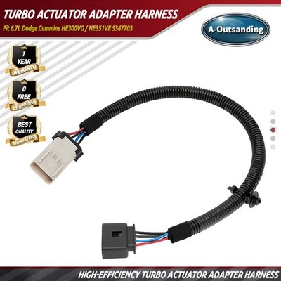 Turbo Actuator Adapter Harness Fit 6.7L Dodge Cummins HE300VG / HE351VE 5347703