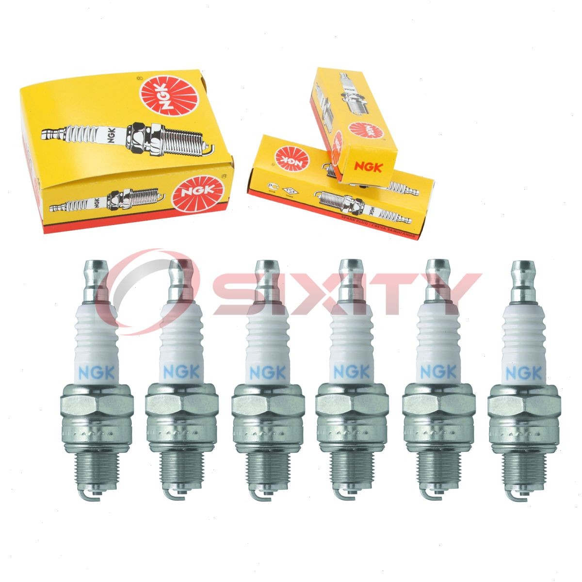 6 pc NGK 1223 CMR6A Standard Spark Plugs for TY26712 AC6RA 168401-9 hs