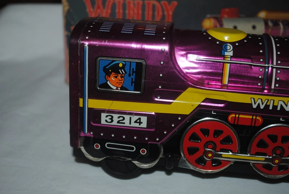 Windy Express, SKK Shinsei SL-1012 复古日本电池锡玩具,机车 — 第 3/4 张图片