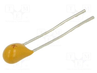 10uF 5mm Kondensator: Tantal -55÷125°C ±10% THT 10VDC TAP