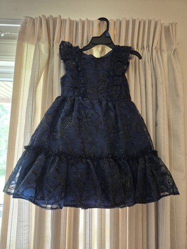 Kensie Girl Navy Blue Special Occasion Dress Size 4 - Picture 2 of 9