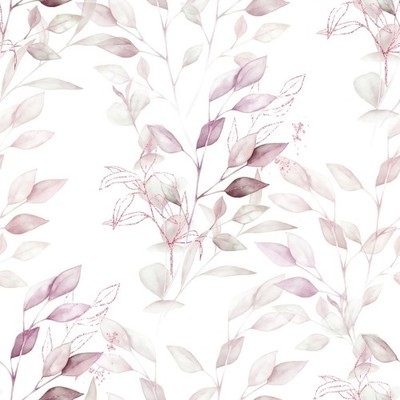 HeloHo Peel and Stick Wallpaper Light Pink Floral Leaf Wall Paper Self Adhesi...