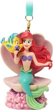 Disney Ariel  Flounder Sketchbook Ornament The Little Mermaid Under The Sea NEW