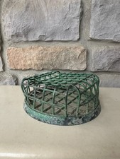 Vintage Dazey Flower Holder Large Green Metal Frog Cage Florist Supplies
