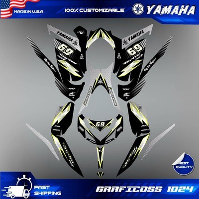 Fits Yamaha Raptor 700 Graphics Kit Decals 2013-2026 | ATV Sticker Set Custom