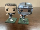 2x NFL Raiders Funko Pop Collectibles Josh Jacobs, Howie Long
