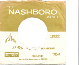 The Nashboro Group Records - 45 Record sleeve - mid 1970s